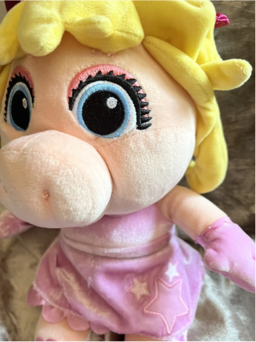 Disney Junior Muppet Babies Miss Piggy 14 inch Plush Stuffed Animal Pal CUTE